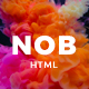 Nob - Creative HTML Template - ThemeForest Item for Sale