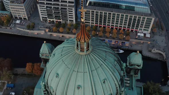 Ascending Over Roof of Church View