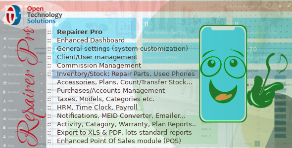 Repairer Pro v1.3 - Repairs, HRM, CRM & much more