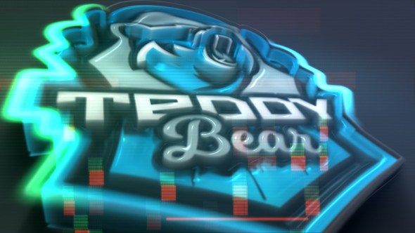 Neon And Glitch Logo