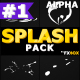 Cartoon Splash Elements | Motion Graphics Pack - VideoHive Item for Sale