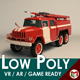 Low Poly Fire Truck 03 - 3DOcean Item for Sale