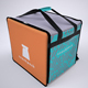 Food Delivery Backpack Mock-Up - GraphicRiver Item for Sale