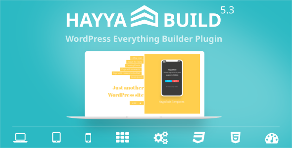 HayyaBuild - Wtyczka WordPress Everything Builder