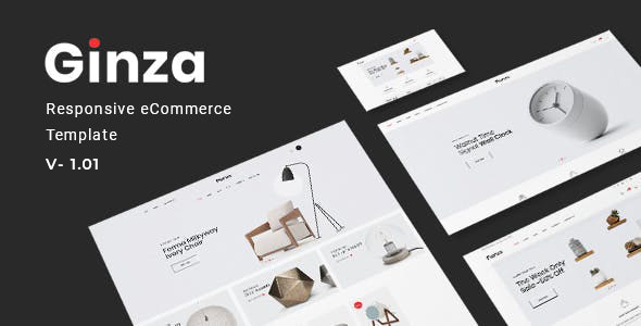 Ginza – Furniture eCommerce HTML Template
