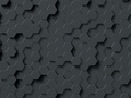 Abstract hexagons gray backdrop. 3d rendering geometric polygons. - PhotoDune Item for Sale