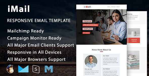 iMail - Multipurpose Responsive Email Template with Mailchimp Editor