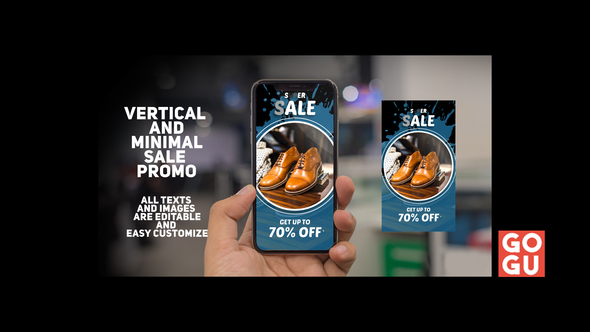 Vertical And Minimal Sale Promo