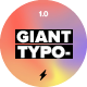 Giant Typography - VideoHive Item for Sale