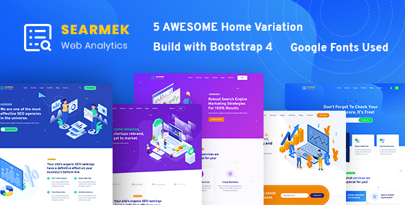 Searmek - SEO and Marketing Template