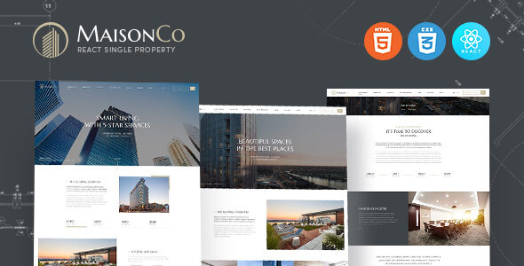 MaisonCo – React Single Property Template
