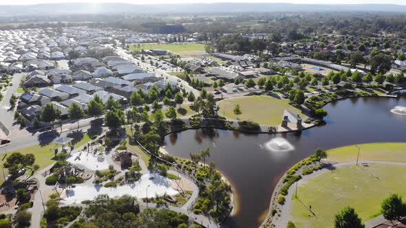 Aerial View of a Suburb