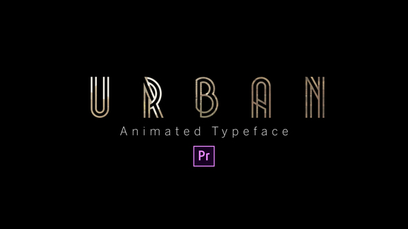 Urban - Animated Typeface