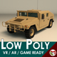 Low Poly Military 4x4 01 - 3DOcean Item for Sale