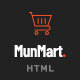 Munmart - Minimal eCommerce HTML Premium Template - ThemeForest Item for Sale