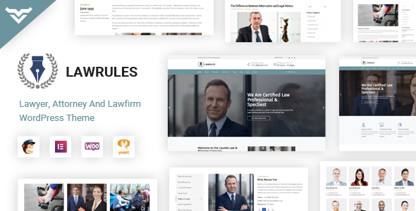 Lawrules | Lawyer WordPress Theme