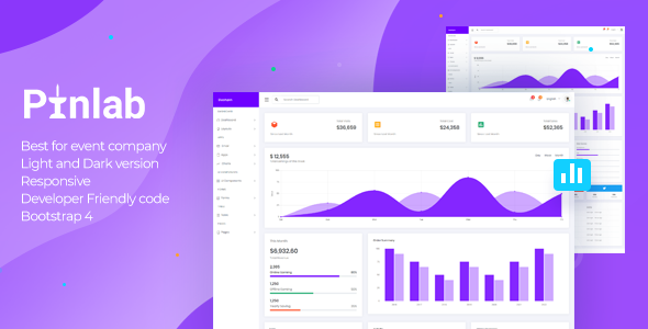 PinLab - Bootstrap Admin Dashboard