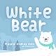 White bear - Playful Winter Theme - GraphicRiver Item for Sale