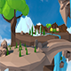 Low poly highlands scene - 3DOcean Item for Sale