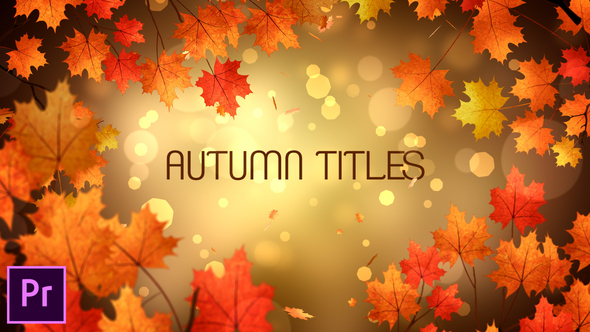 Autumn Titles - Premiere Pro