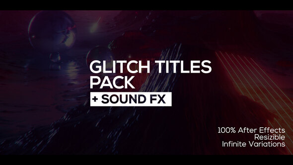 30 Glitch Titles + Sound FX alt