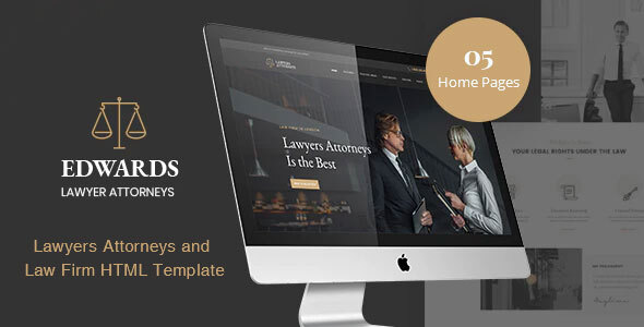 Edwards - Law Firm Lawyer HTML Template