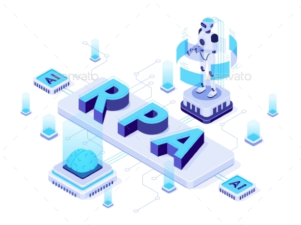 Isometric RPA Robotic Process Automation