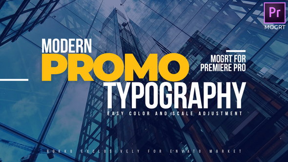 Modern Promo Typography