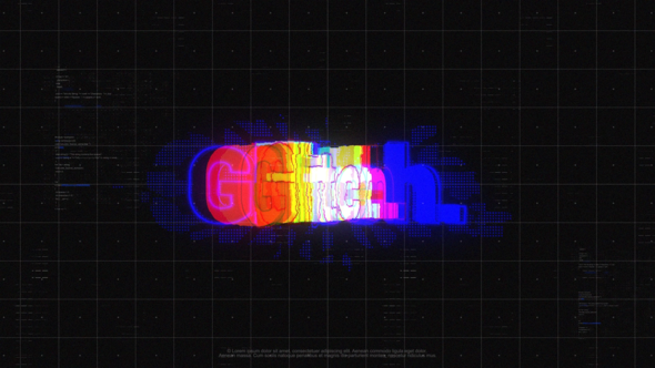 Glitch Cyberpunk Logo