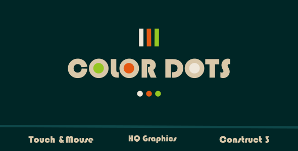 Color Dots - HTML5 Game (Construct3)