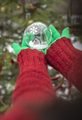 Crystal christmas ball with house and snow inside. - PhotoDune Item for Sale