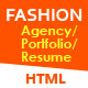 Fashion - Agency/Personal/Resume Portfolio HTML5 Template - ThemeForest Item for Sale
