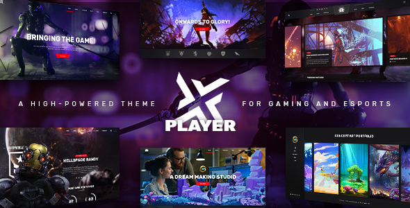 PlayerX - potężny motyw do gier i e-sportu