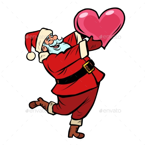 Santa Claus with Heart