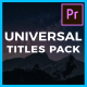 Universal Titles - VideoHive Item for Sale
