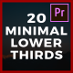 Smooth & Minimal Lower Thirds - VideoHive Item for Sale