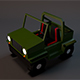 Low Poly Jeep - 3DOcean Item for Sale