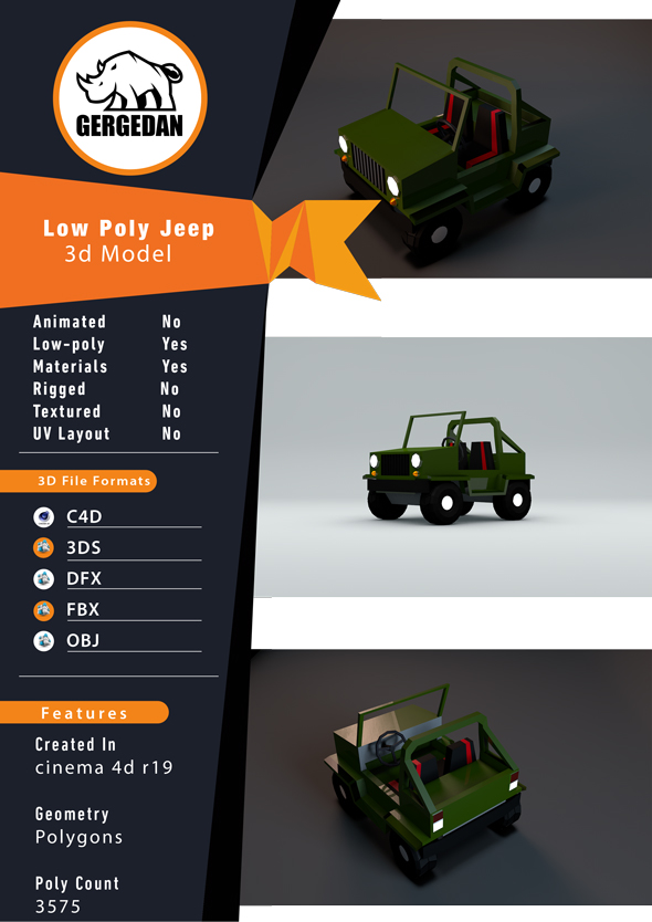 Low Poly Jeep