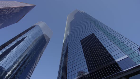 Skyscrapers and blue sky