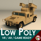 Low Poly Military 4x4 04 - 3DOcean Item for Sale