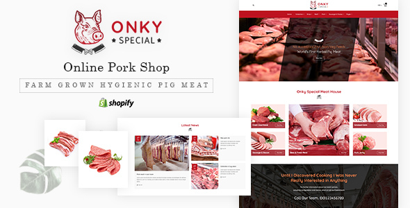 Onky | Butcher, Food and Meat Shop Shopify Theme