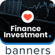 Finance Investment Ad Banners - GraphicRiver Item for Sale