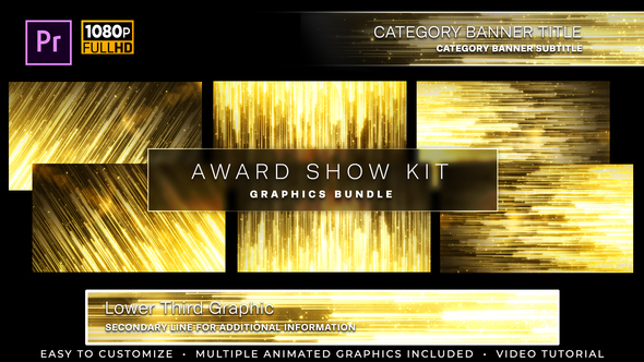 Awards Show Kit | MOGRT for Premiere Pro