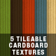 5 Tileable Cardboard Textures - GraphicRiver Item for Sale