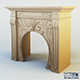 Art Nouveau fireplace - 3DOcean Item for Sale