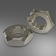 3D Steel Hex Nute - 3DOcean Item for Sale