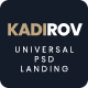 Kadirov - Universal PSD Landing - ThemeForest Item for Sale