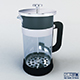 French press Quartz - 3DOcean Item for Sale