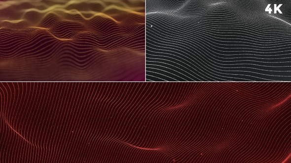Abstract Line Particles Background Pack