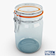 Jar herm Fido 1 liter - 3DOcean Item for Sale